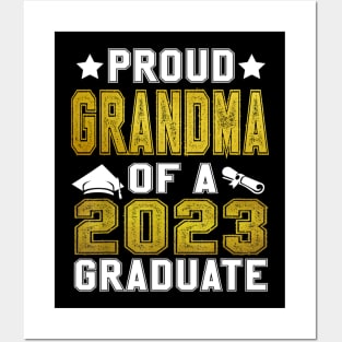 Proud Grandma Of A 2023 Graduate Senior Graduation Posters and Art